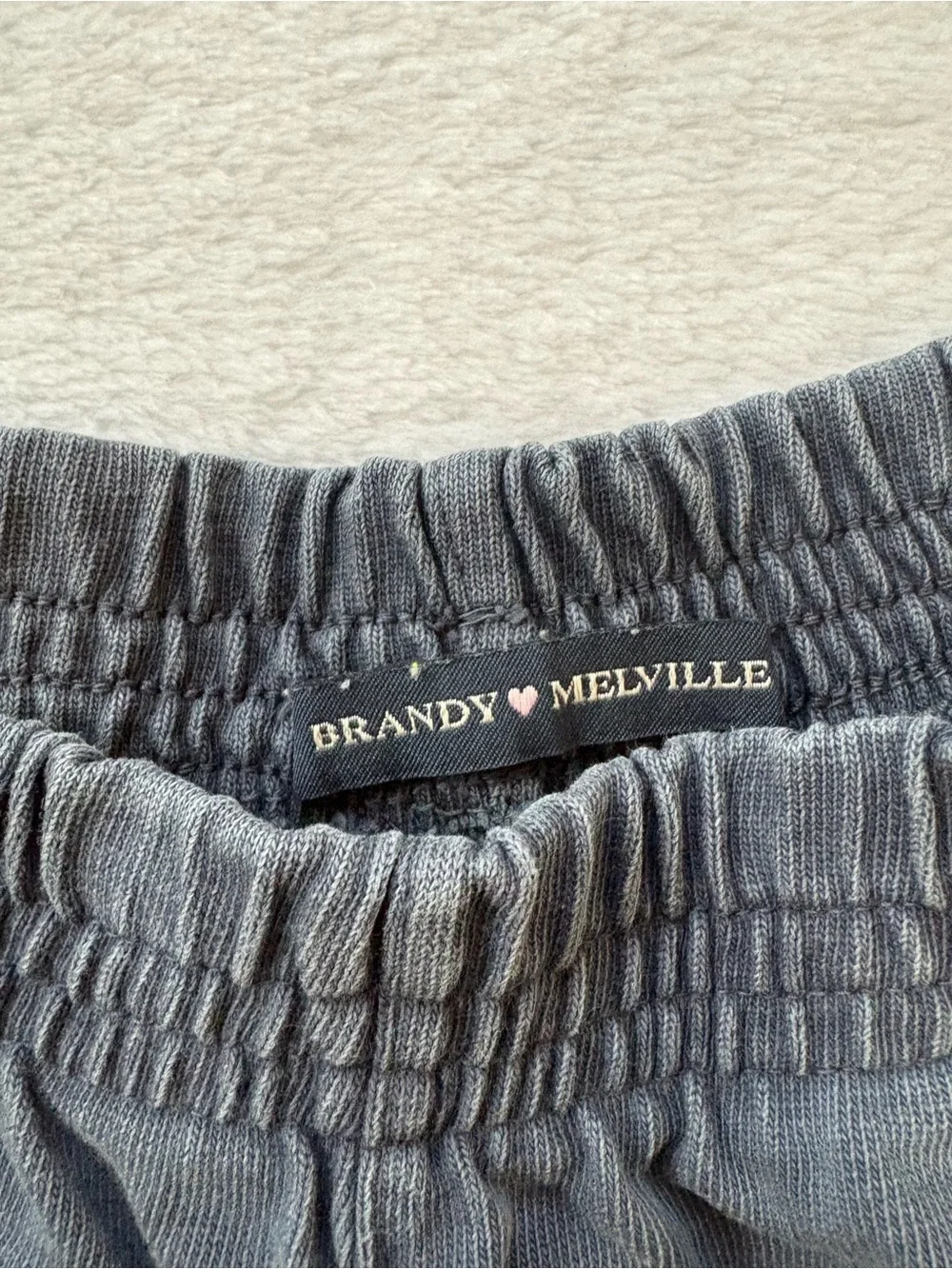 Brandy Melville Charcoal Gray Athletic Shorts